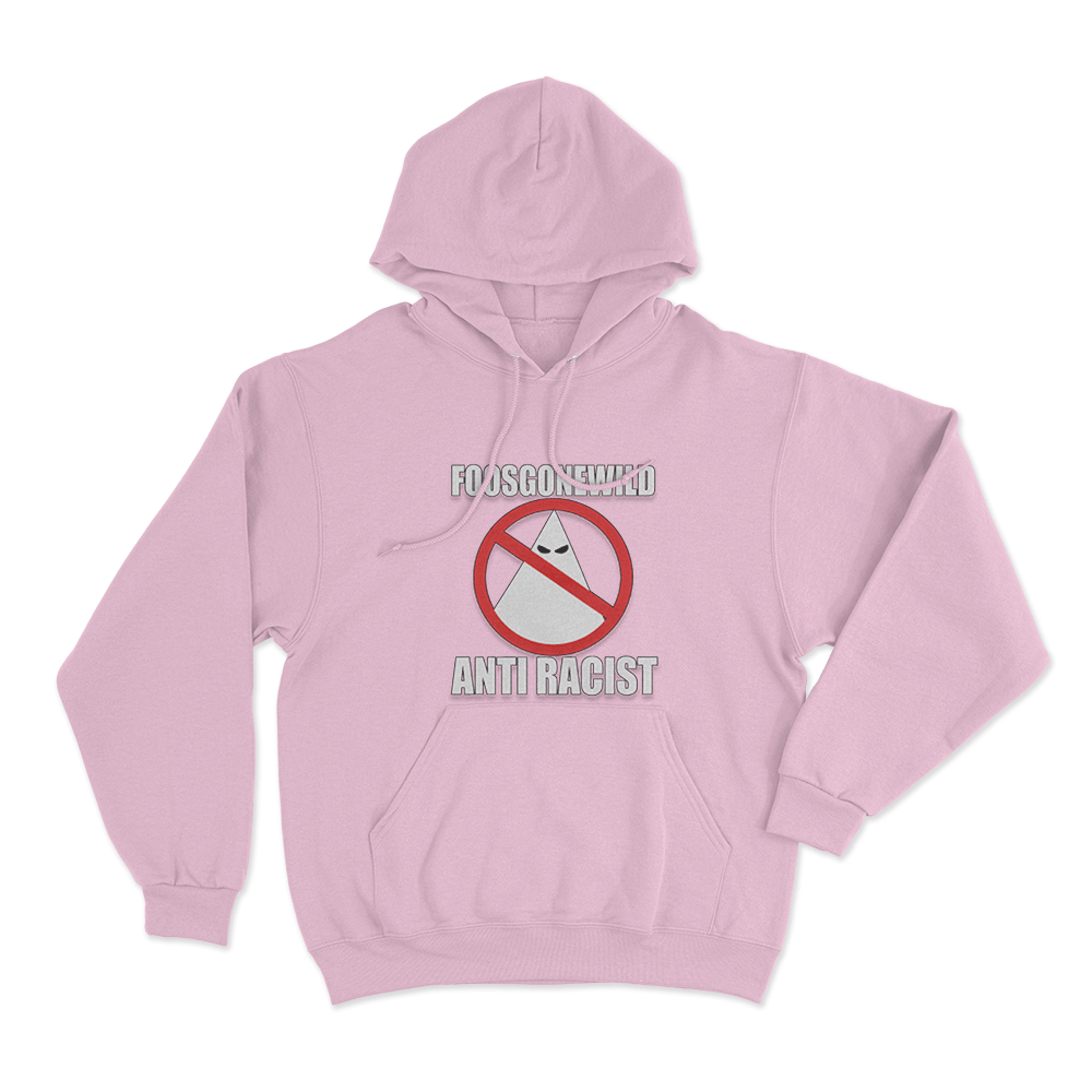 Anti-Racist Unisex Hoodie Pink Anti Racist Unisex Hoodie Pink