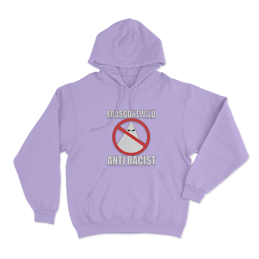 Anti-Racist Unisex Hoodie Purple Anti Racist Unisex Hoodie Purple