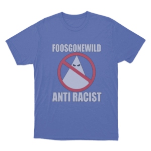 Anti Racist Unisex T Shirt Blue