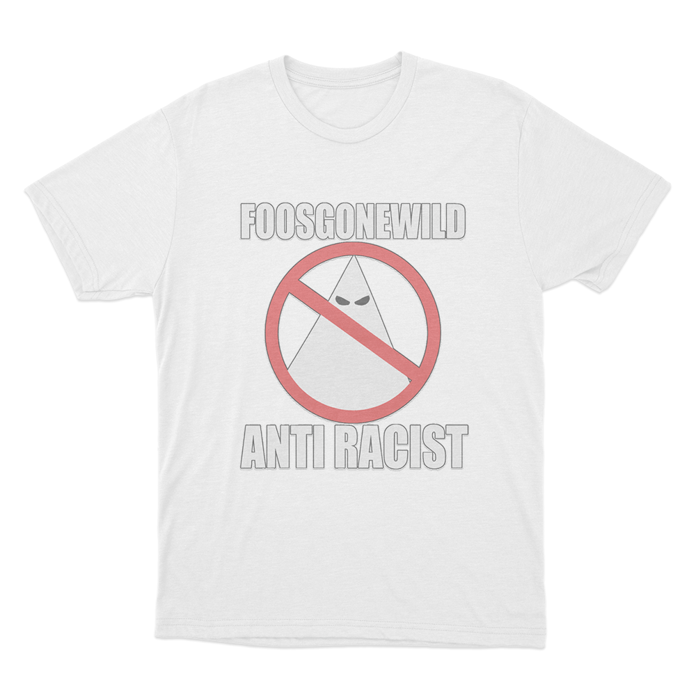 Anti-Racist Unisex T Shirt White Anti Racist Unisex T Shirt White