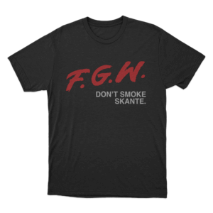 Dont Smoke Skante Unis T Shirt Black