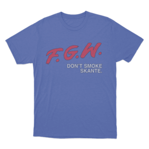 Dont Smoke Skante Unis T Shirt Blue