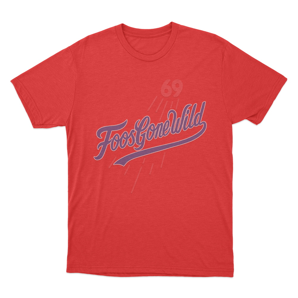 Foohtani 69 Unis T Shirt Red Foohtani 69 Unis T Shirt Red