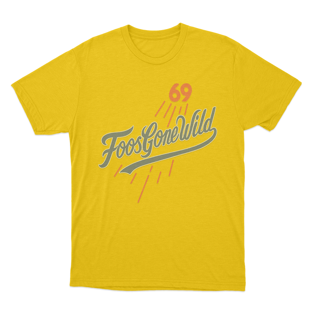 Foohtani 69 Unis T Shirt Yellow Foohtani 69 Unis T Shirt Yellow