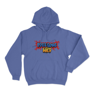 Foos Gone Wild Logo Unisex Hoodie Blue