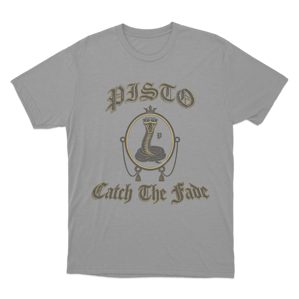 Pisto Logo Unisex T Shirt Grey Pisto Logo Unisex T Shirt Grey