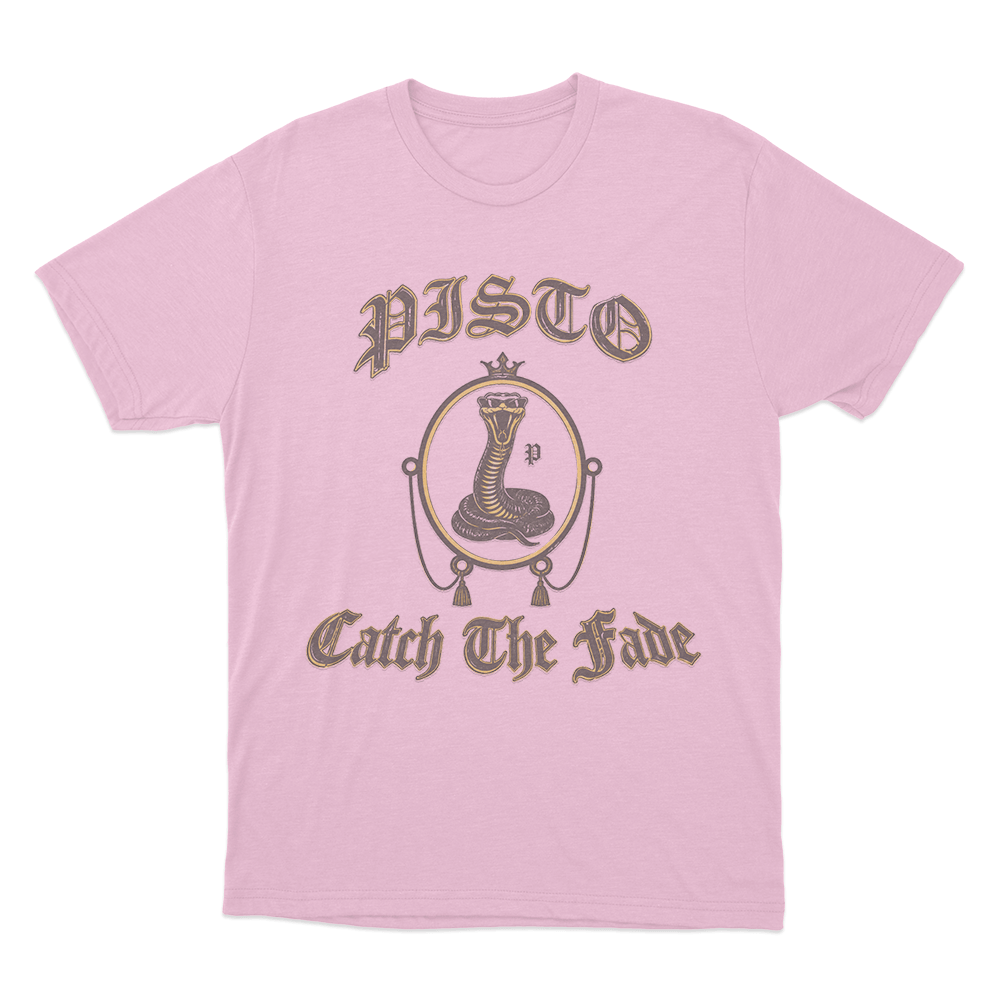 Pisto Logo Unisex T Shirt Pink Pisto Logo Unisex T Shirt Pink